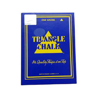 Billard Kreide Triangle blau 144 Stück